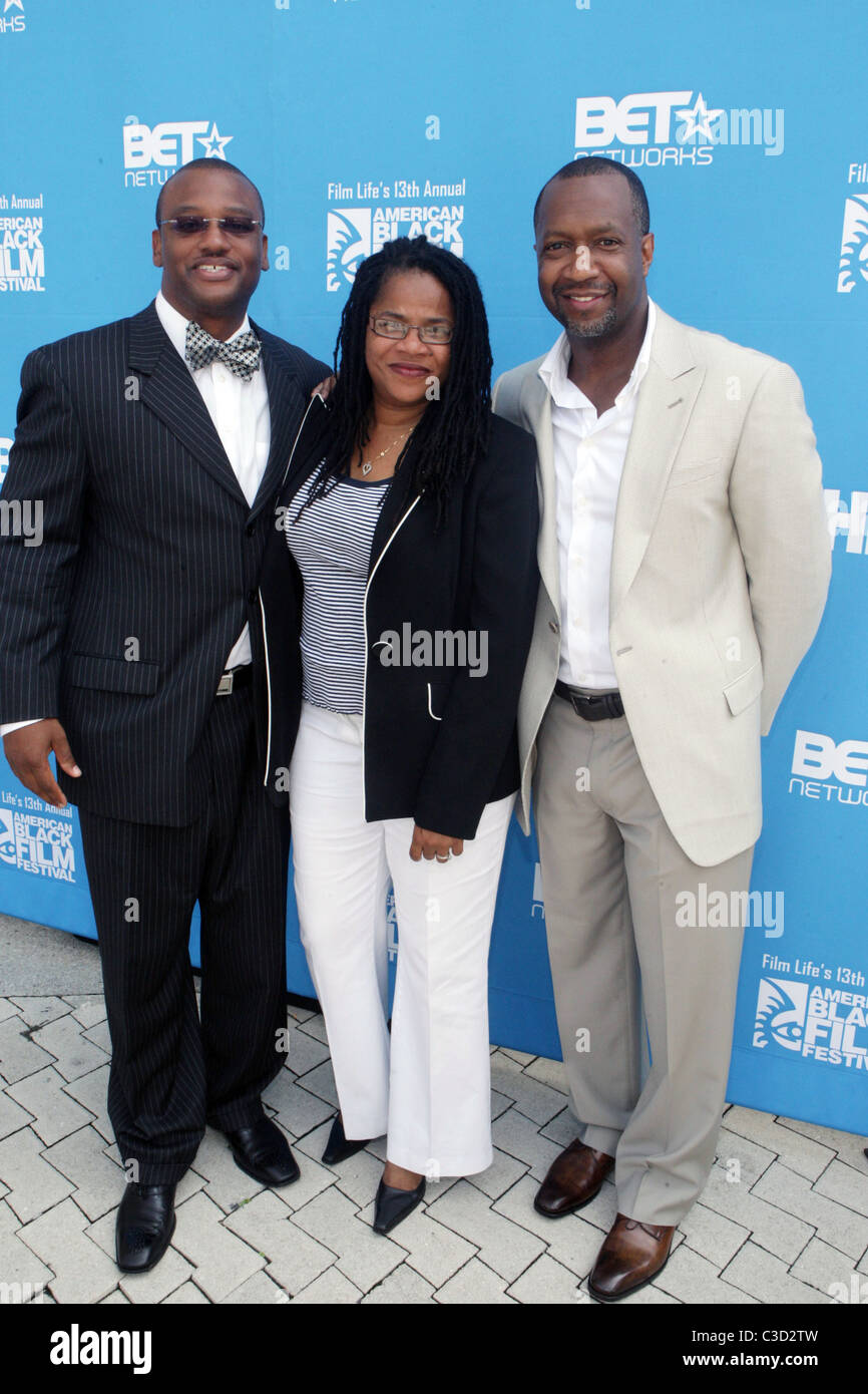Clarence Woods, Michelle SpenceJones and Jeff Friday Opening Press