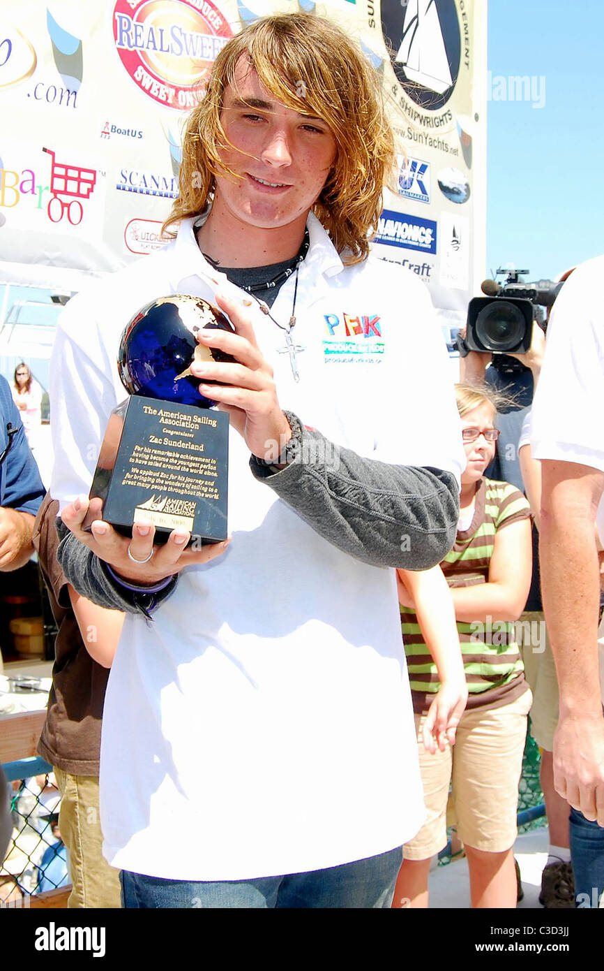 Zac Sunderland 17year old Thousand Oaks native has the youngest