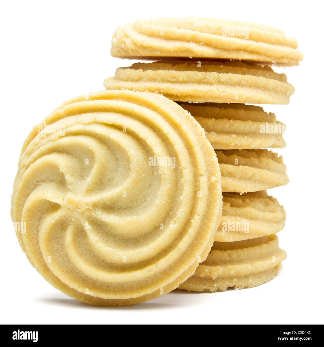 Viennese Swirl Biscuits Stock Photo