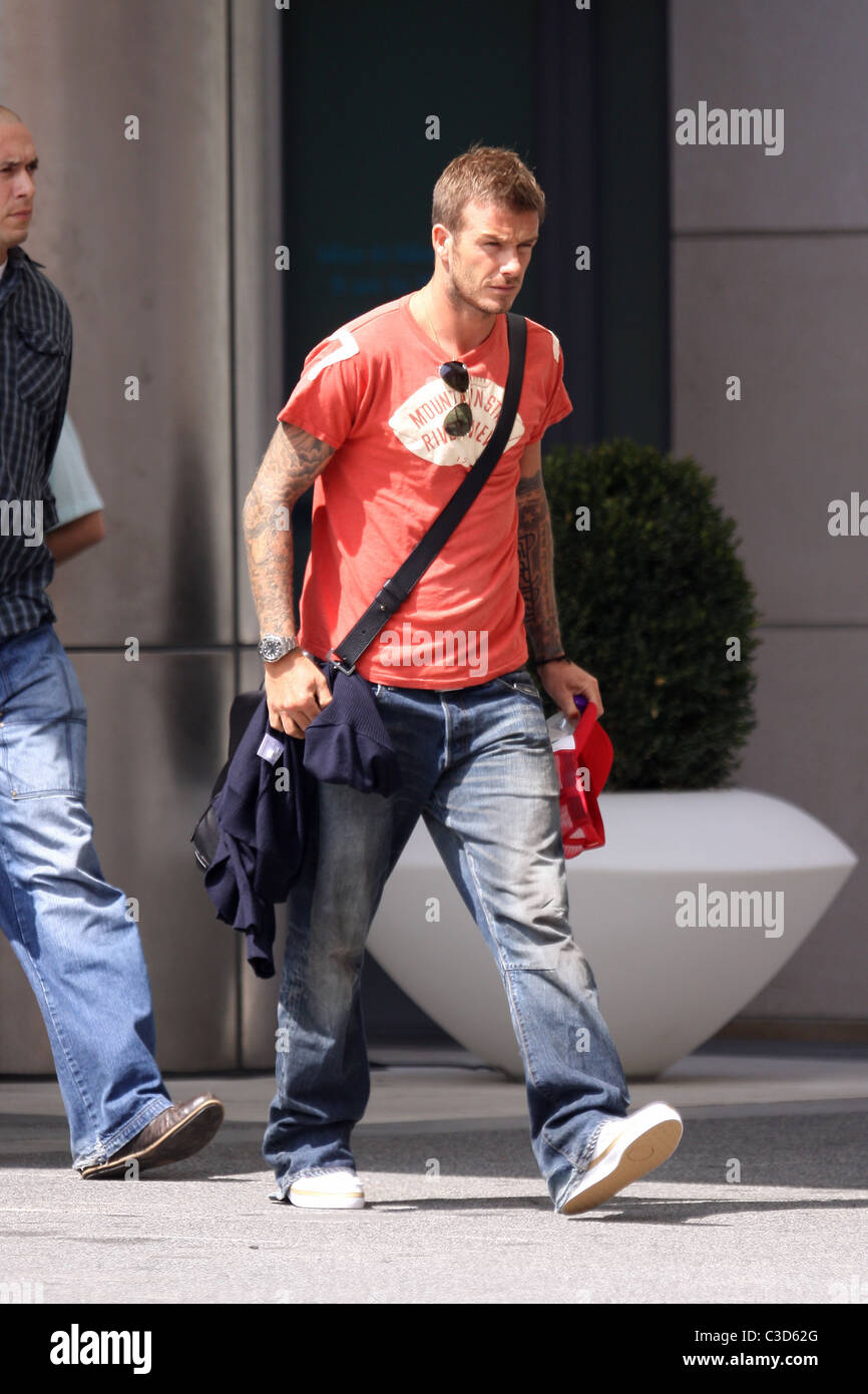 Jeans david beckham hotel 170709 hi-res stock photography and images - Alamy