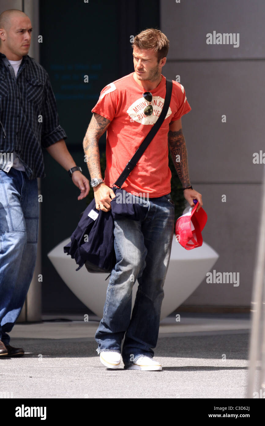 Jeans david beckham hotel 170709 hi-res stock photography and images - Alamy