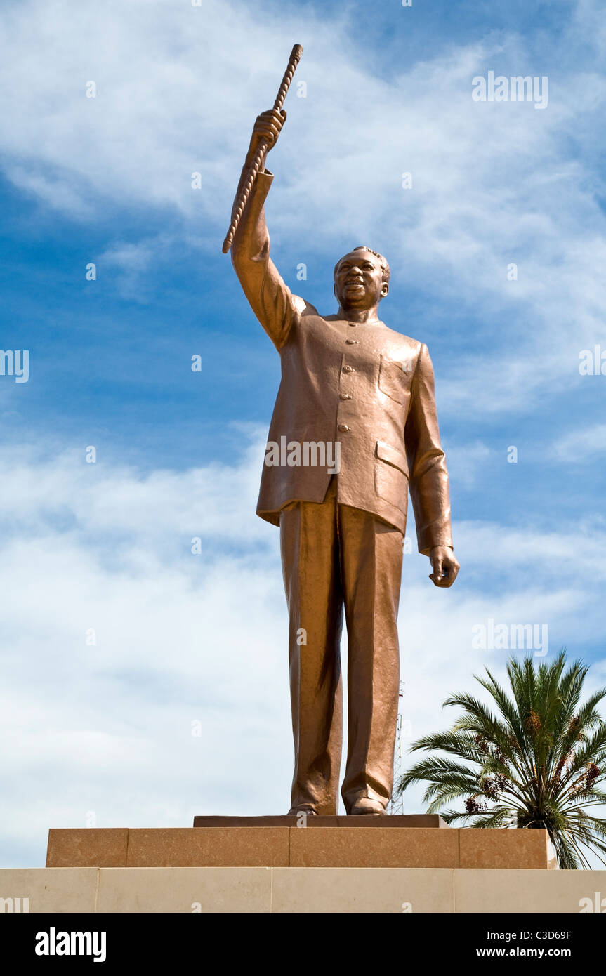 Monument of the first president Julius Nyerere in Dodoma Tanzania Stock Photo