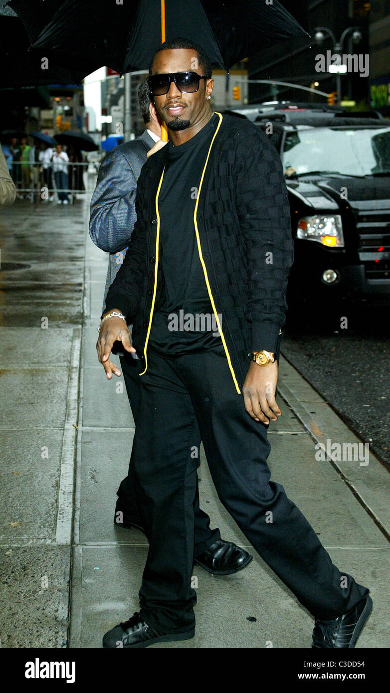 Sean 'Diddy' Combs outside the Ed Sullivan Theatre for the 'Late Show ...