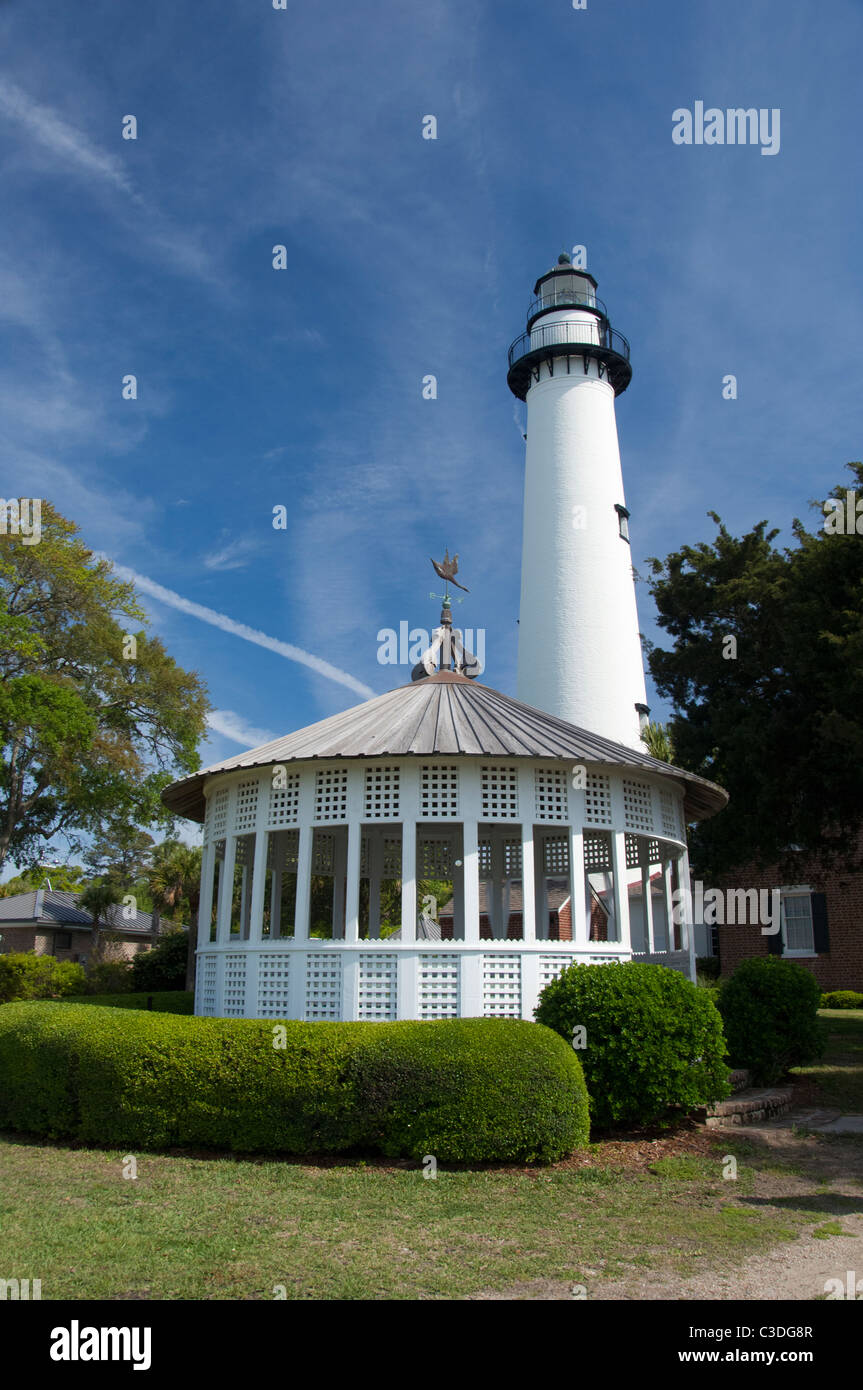 St. Simons Island. Historic St. Simons Island Lighthouse, c