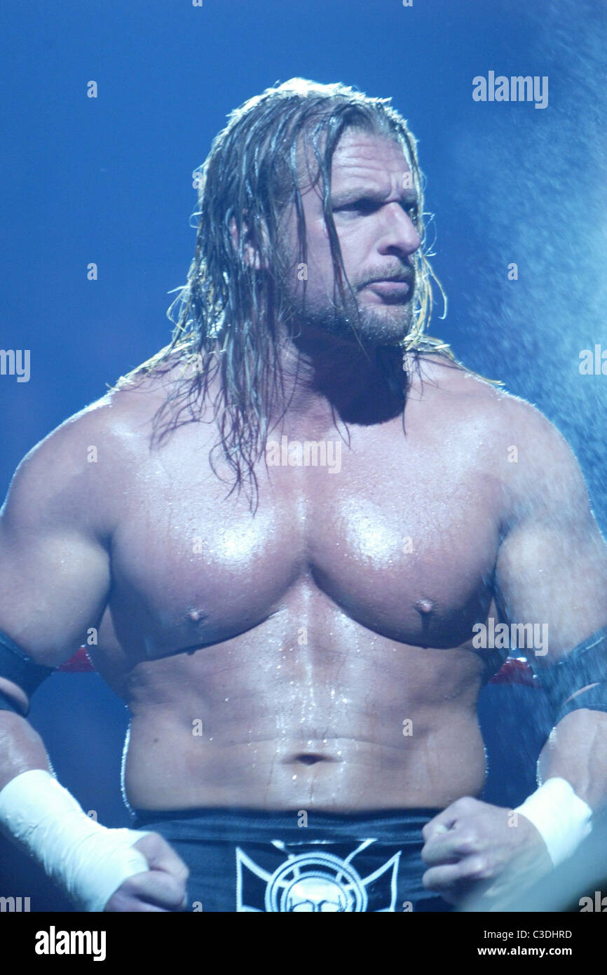 Triple H WWE Raw held at the Verizon Center. Washington DC, USA - 27.07.09  Stock Photo - Alamy
