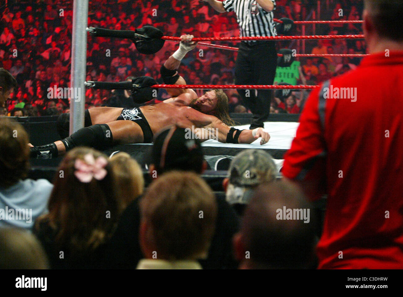 Triple H WWE Raw held at the Verizon Center. Washington DC, USA - 27.07.09 Stock Photo