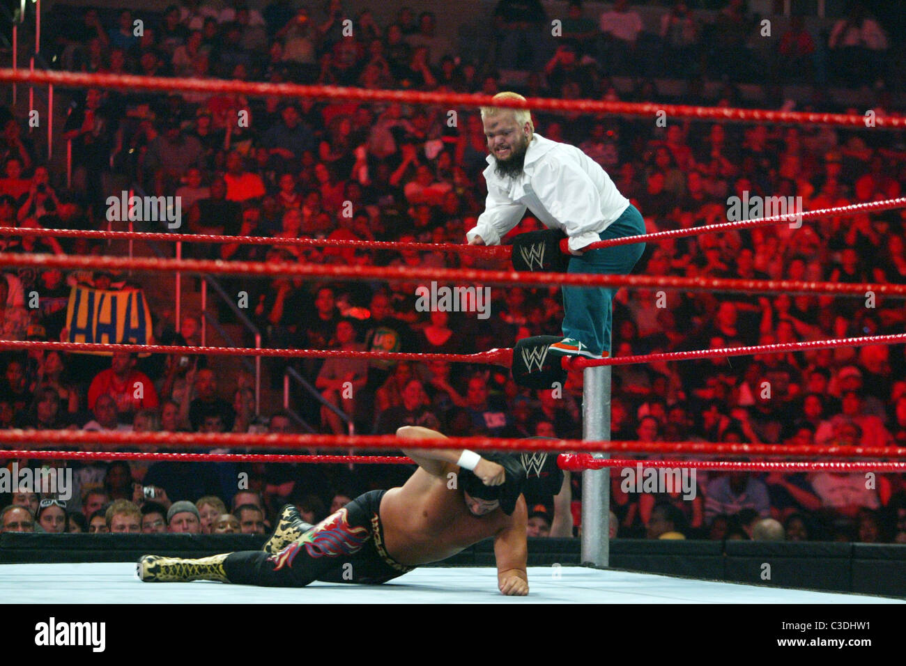 Hornswoggle and Chavo Guerrero WWE Raw held at the Verizon Center