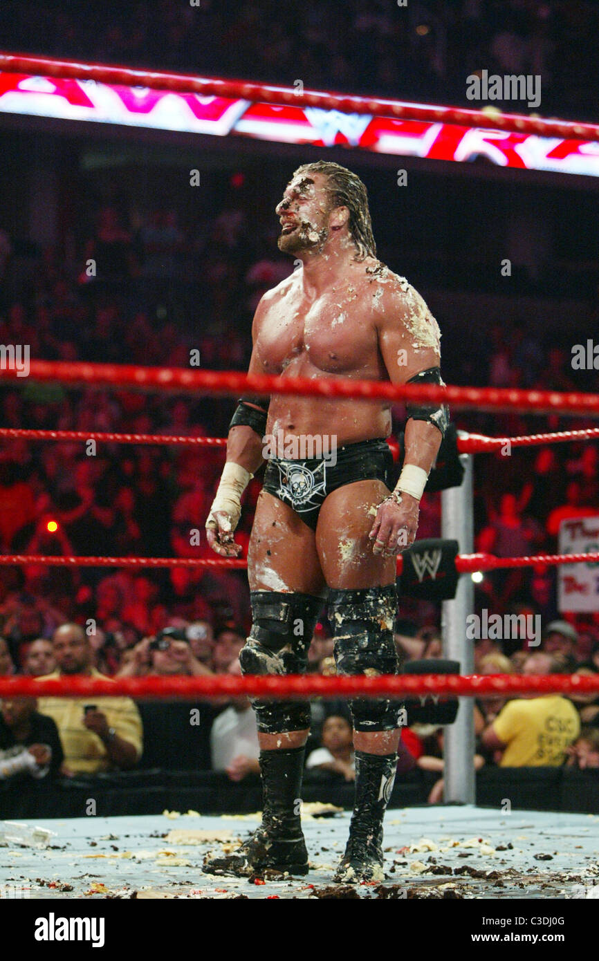Triple H WWE Raw held at the Verizon Center. Washington DC, USA - 27.07.09 Stock Photo