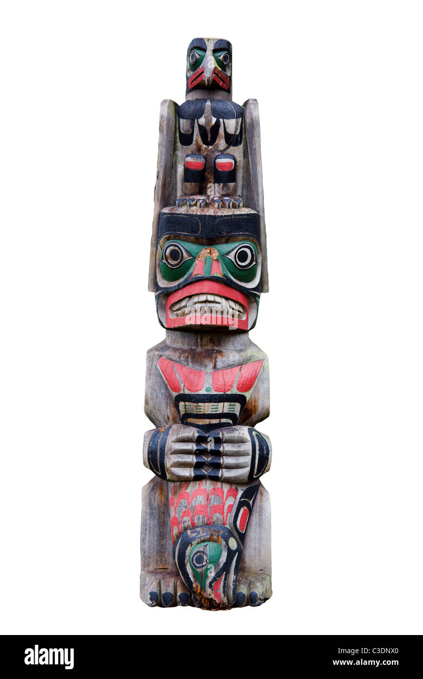 Maori carving Stock Photo