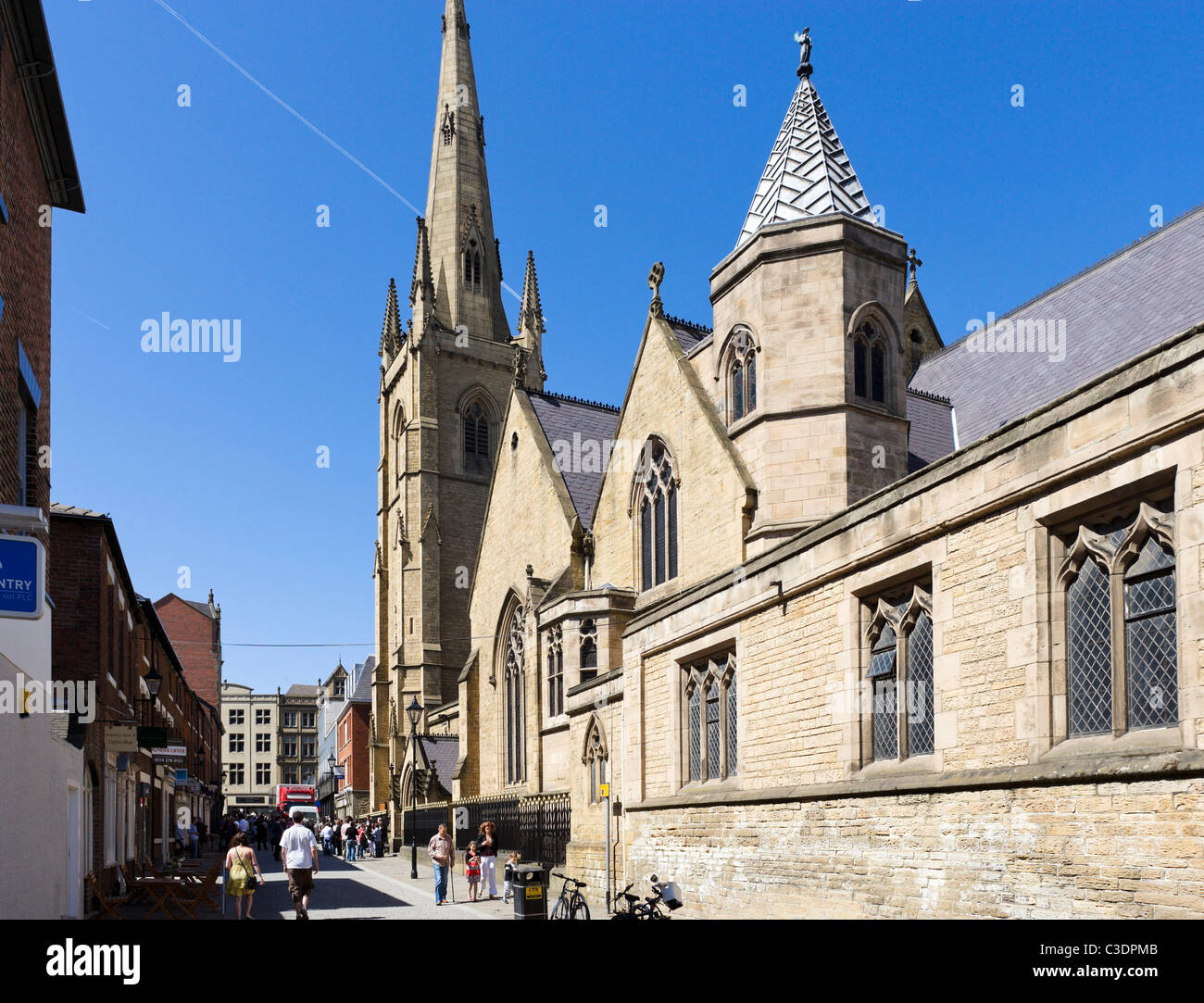 The Cathedral Church of St Marie (Roman Catholic Cathedral), Sheffield, South Yorkshire, UK Stock Photo