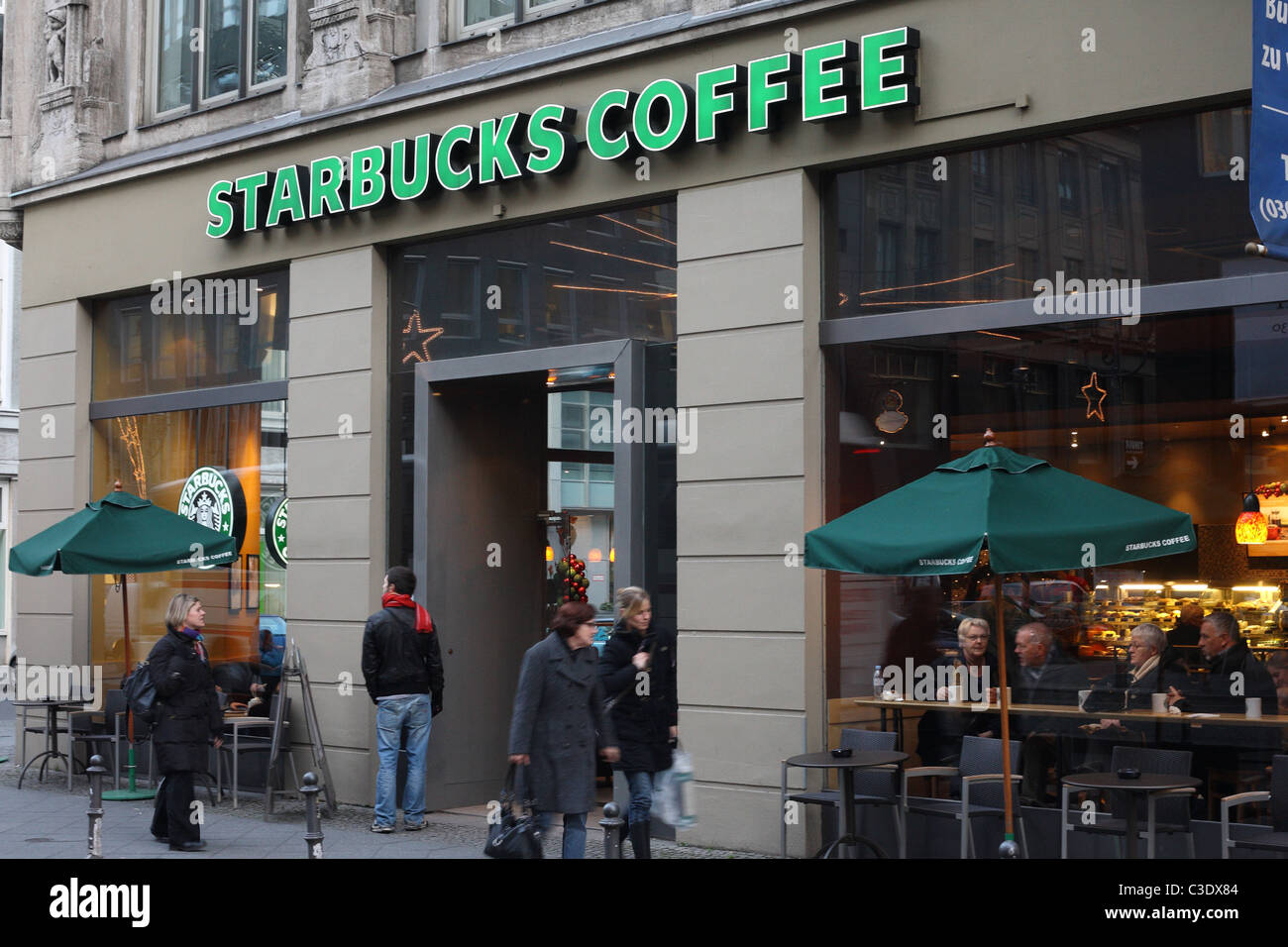 Starbucks Coffee Shop Berlin Germany Stock Photo Alamy