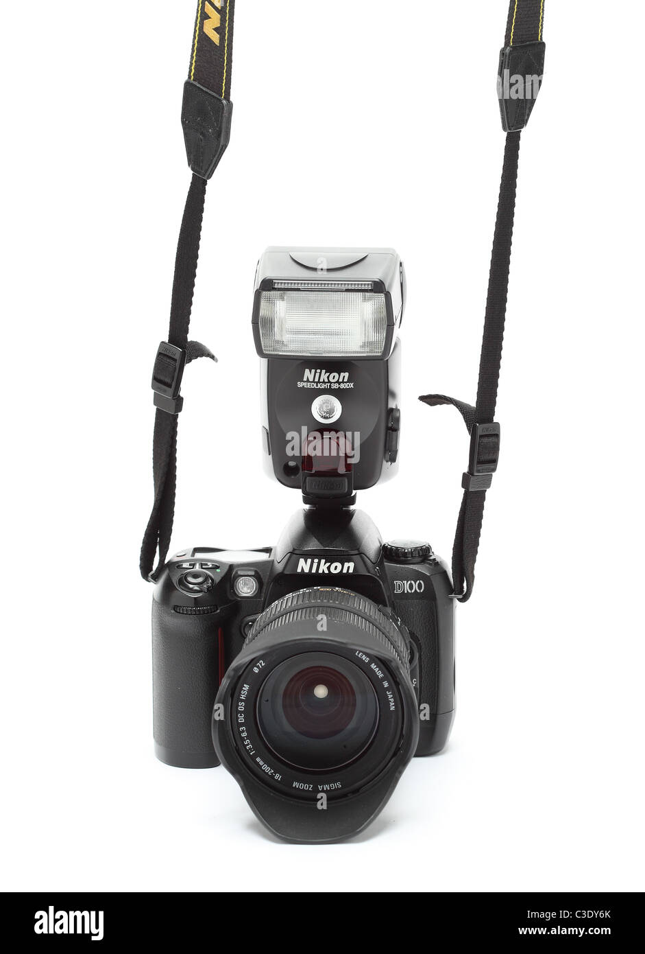 Nikon dslr flash camera Stock Photo Alamy