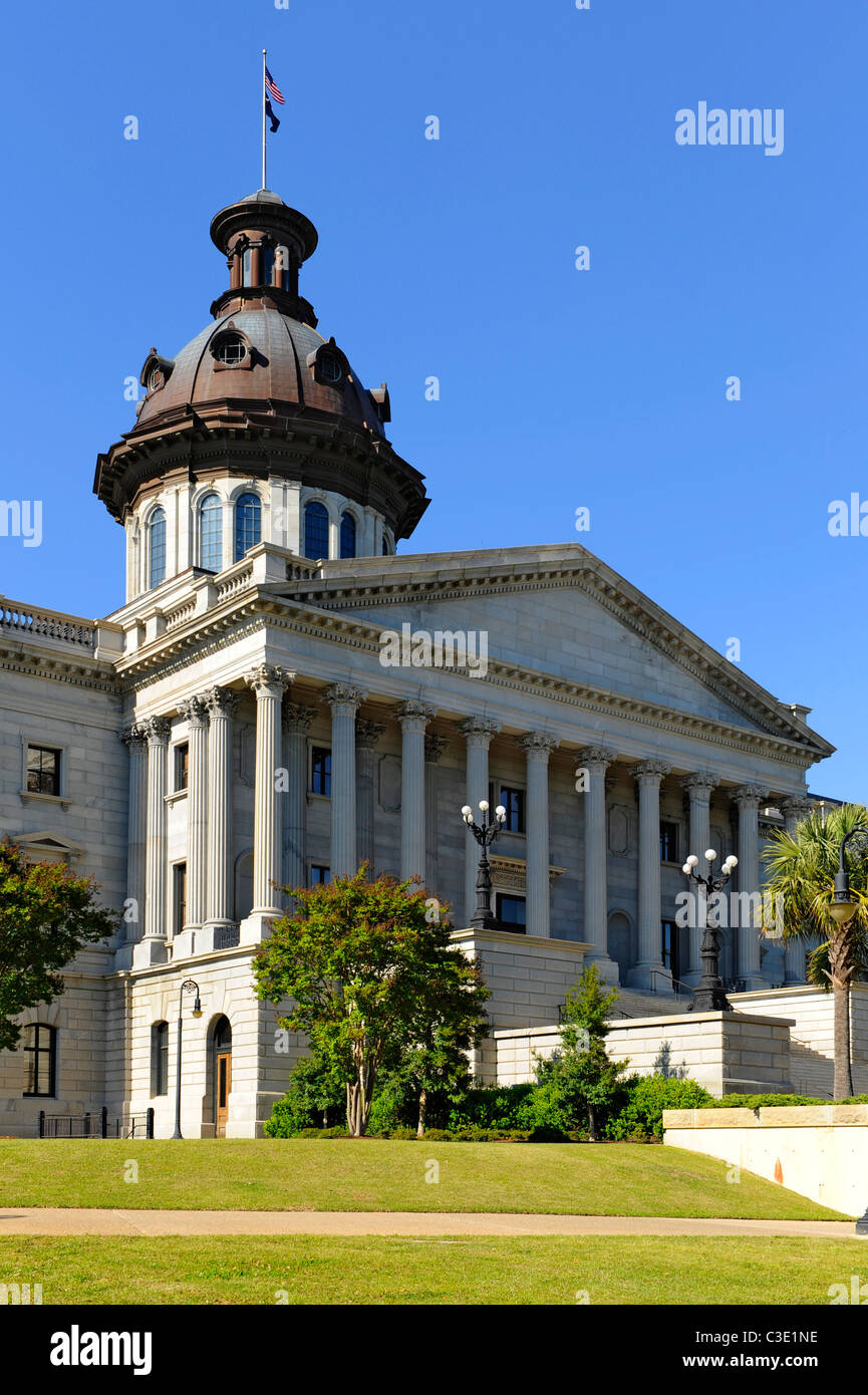 Columbia South Carolina Buildings Statues and Landmarks on the State Capitol Capital grounds SC