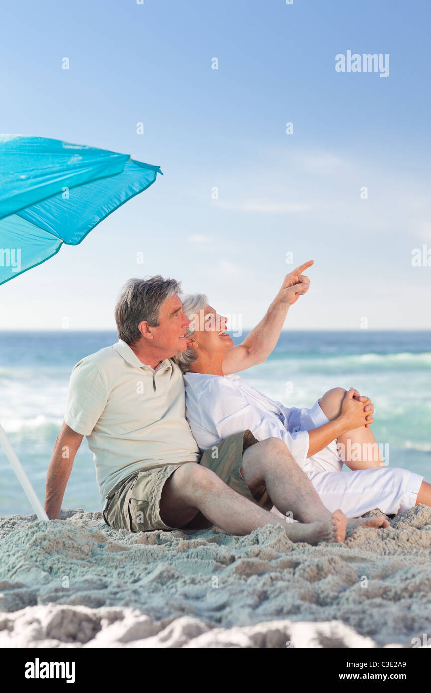 mature-couple-on-the-beach-stock-photo-alamy