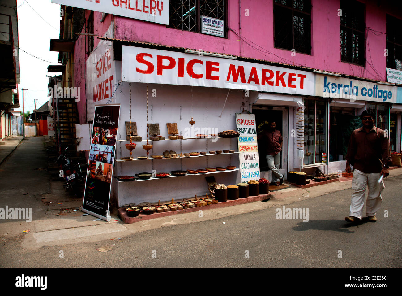Spice market in Fort Kochi, Kerala, India Stock Photo Alamy