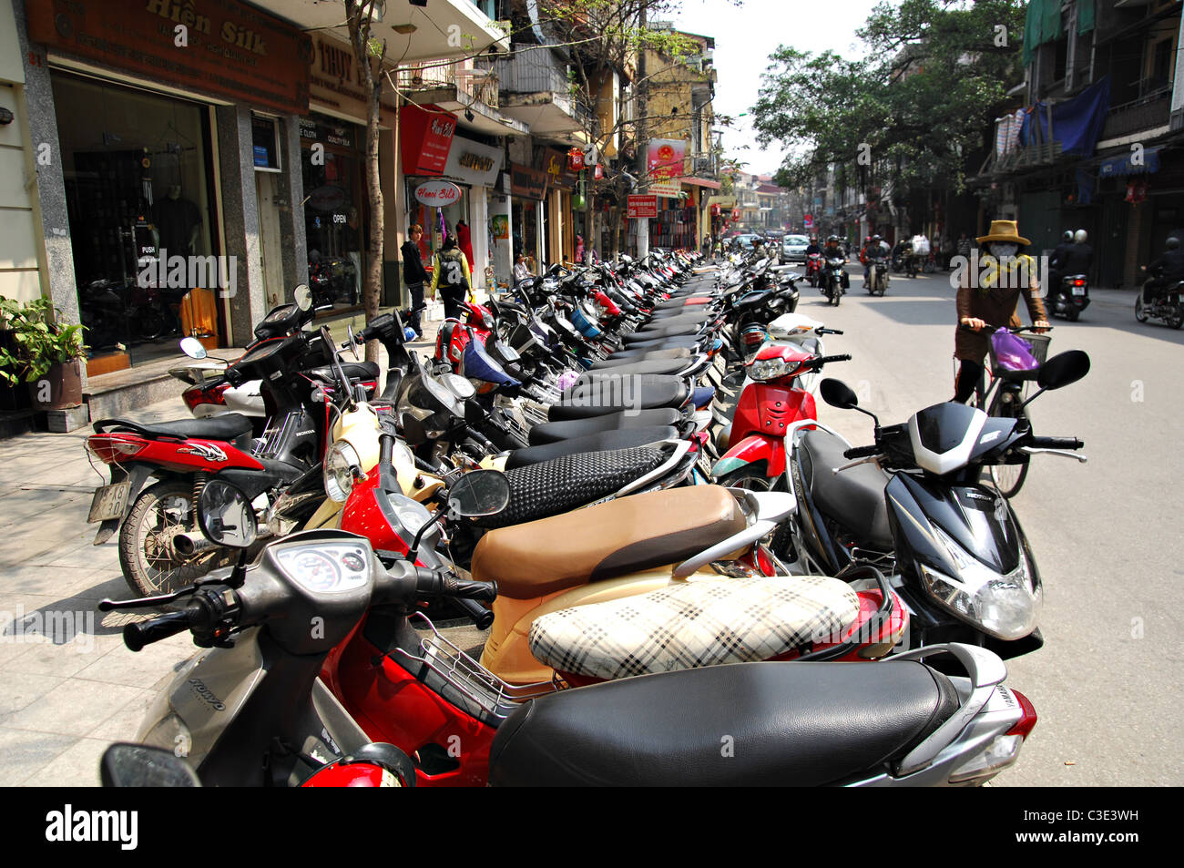 Scooterville Stock Photo Alamy