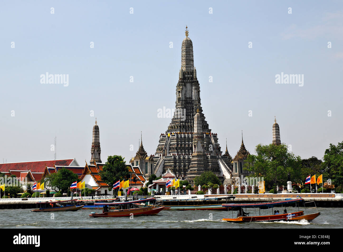 Wat Arun Temple in Bangkok, Thailand Stock Photo