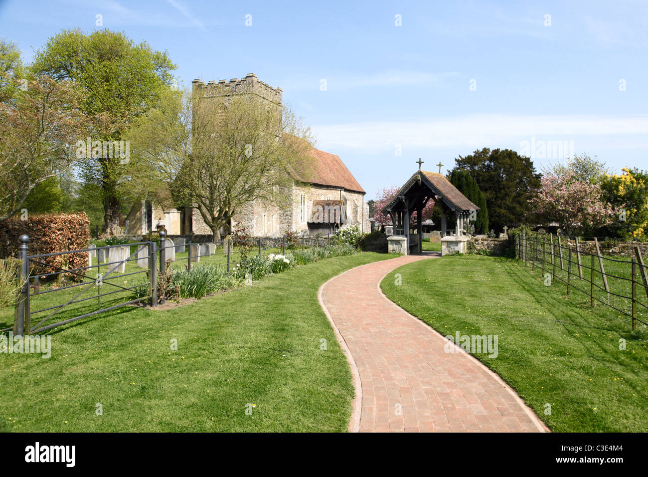 Church of St Peter and St Paul Saltwood Hythe Kent Stock Photo Alamy