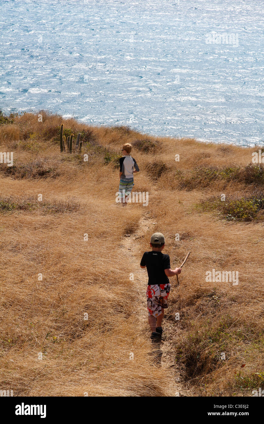 On a trail of adventure Stock Photo