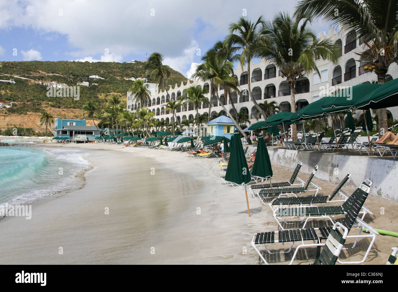 Belair Beach Hotel, St maarten, West Indies Stock Photo