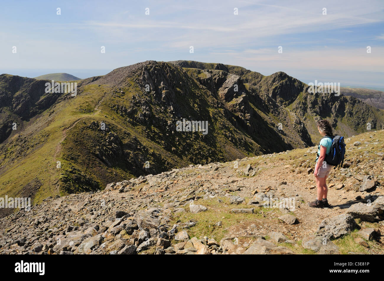 Female walker hiker hi-res stock photography and images - Alamy