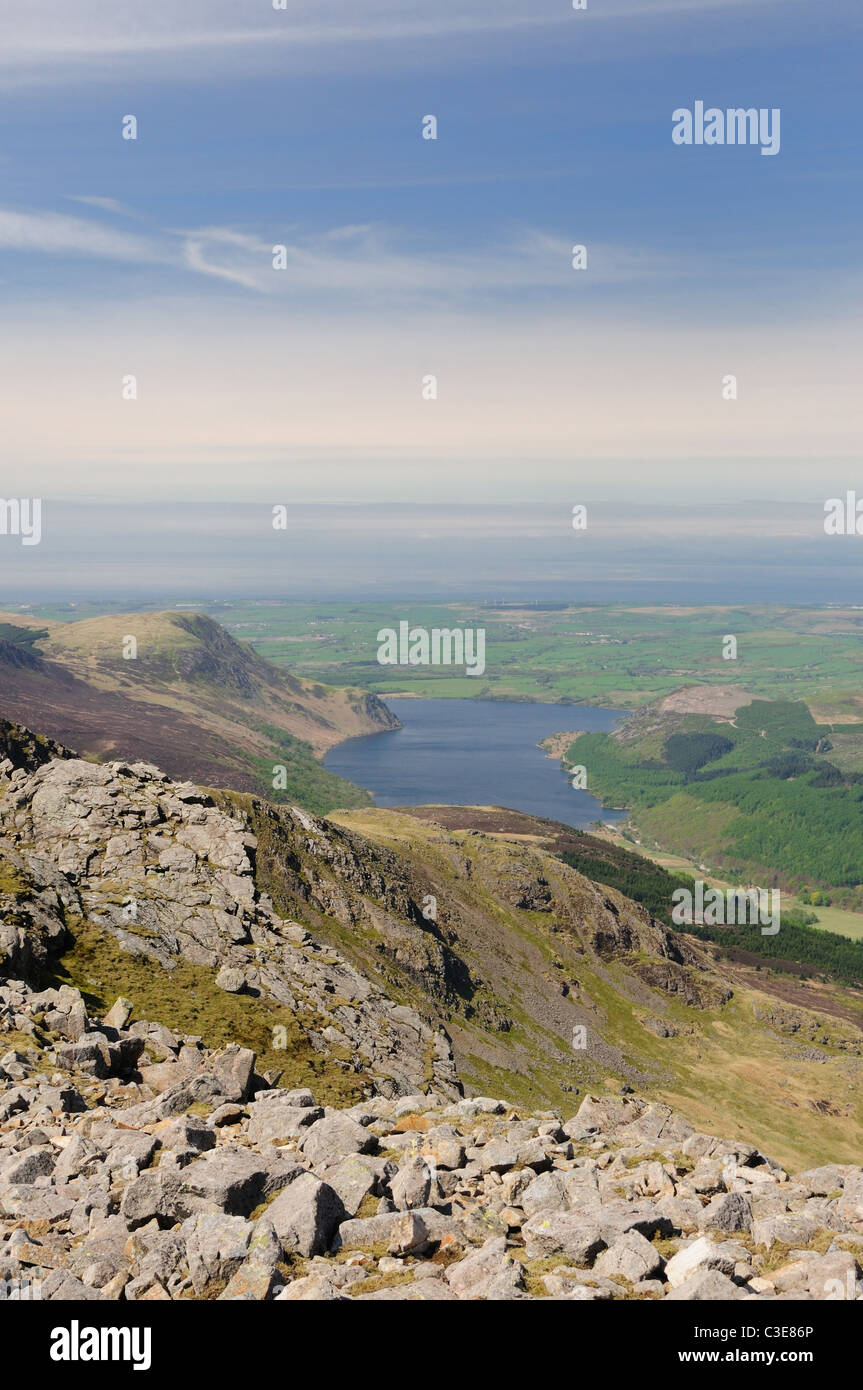 View of Ennerdale from Scoat Fell in the English Lake District Stock Photo