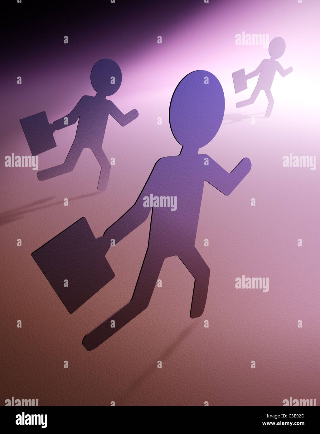 People rush to work Stock Photo - Alamy