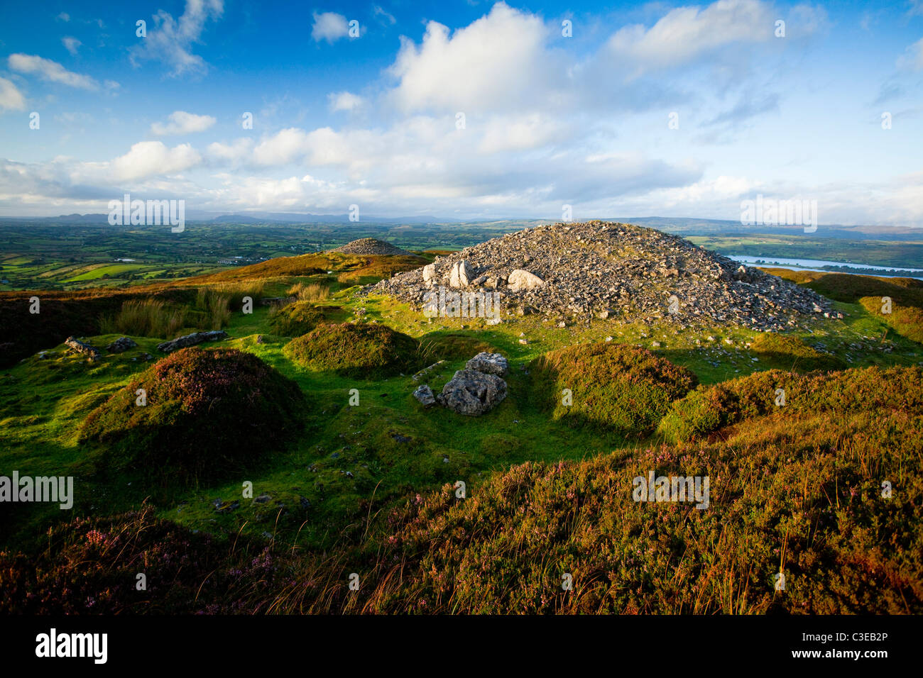 Carrowkeel Passage Tombs, which date from 3200-2400 BC, County Sligo, Ireland. Stock Photo