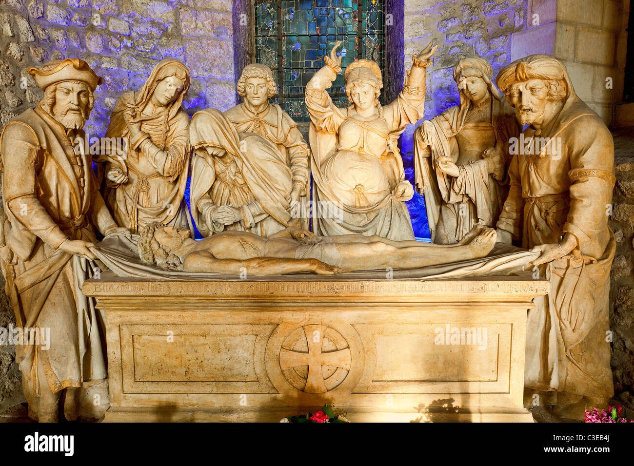 Reims, Saint remi Basilica, listed as World Heritage by UNESCO Stock