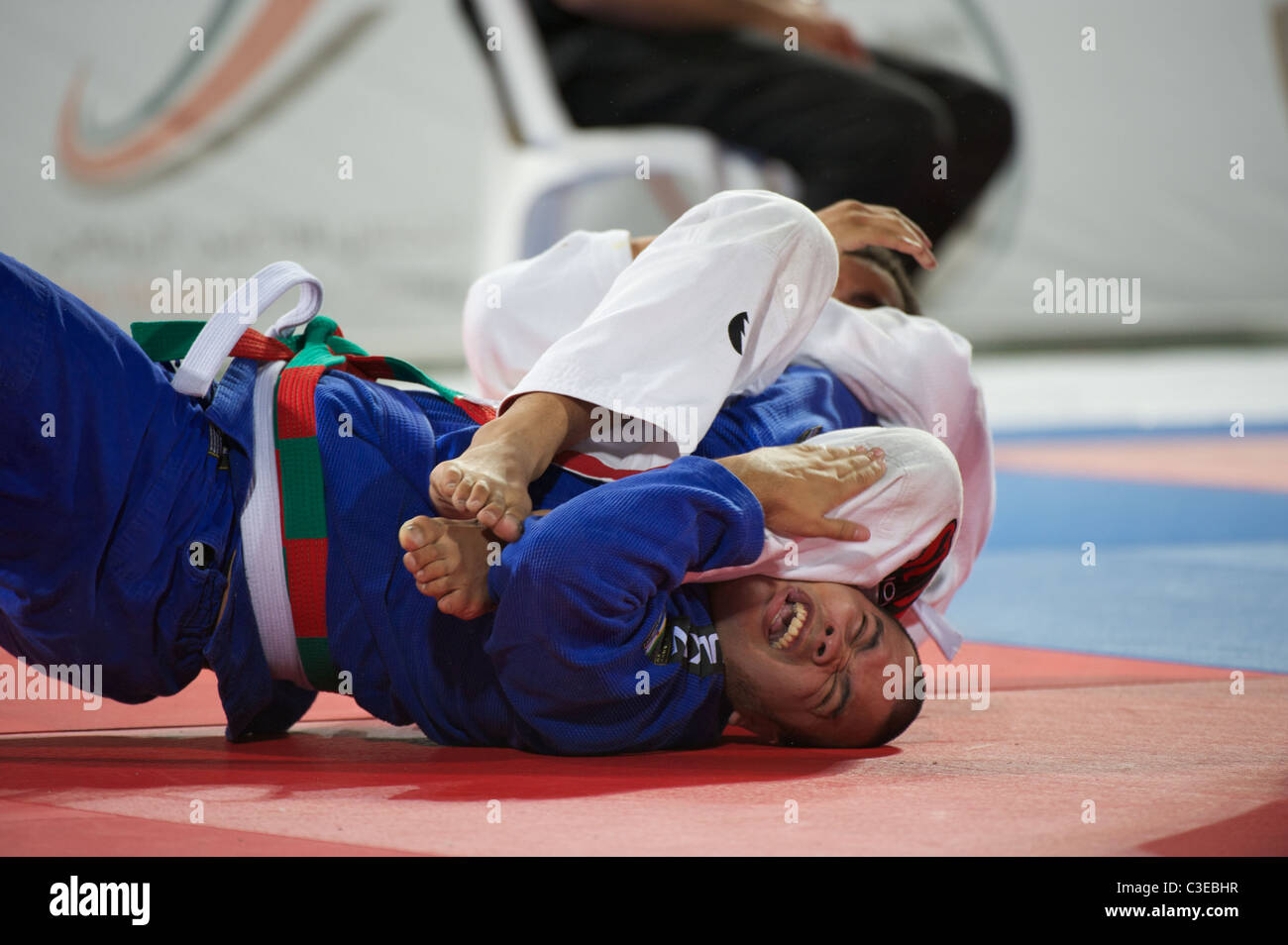 abu dhabi world jiu jitsu championship competion april 2010 Stock