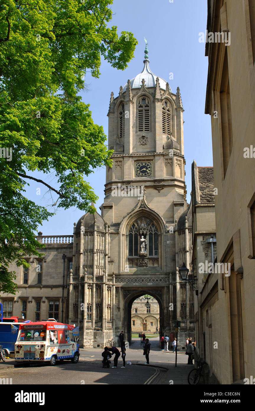 Christ Church College Tom Tower, Oxford, UK Stock Photo