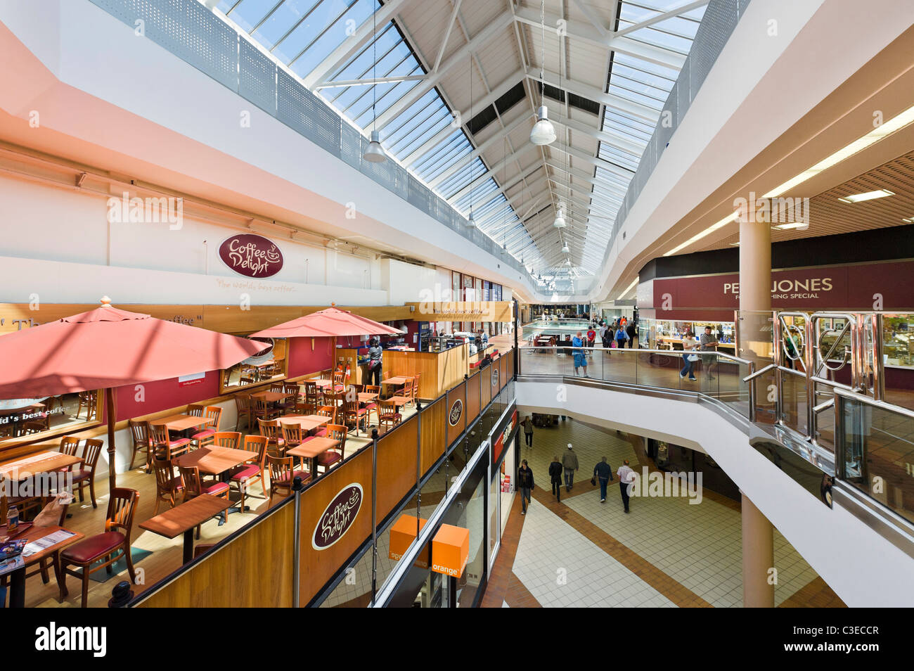 Coffee Delight coffee shop in the the Ridings shopping centre, Wakefield, West Yorkshire, UK Stock Photo