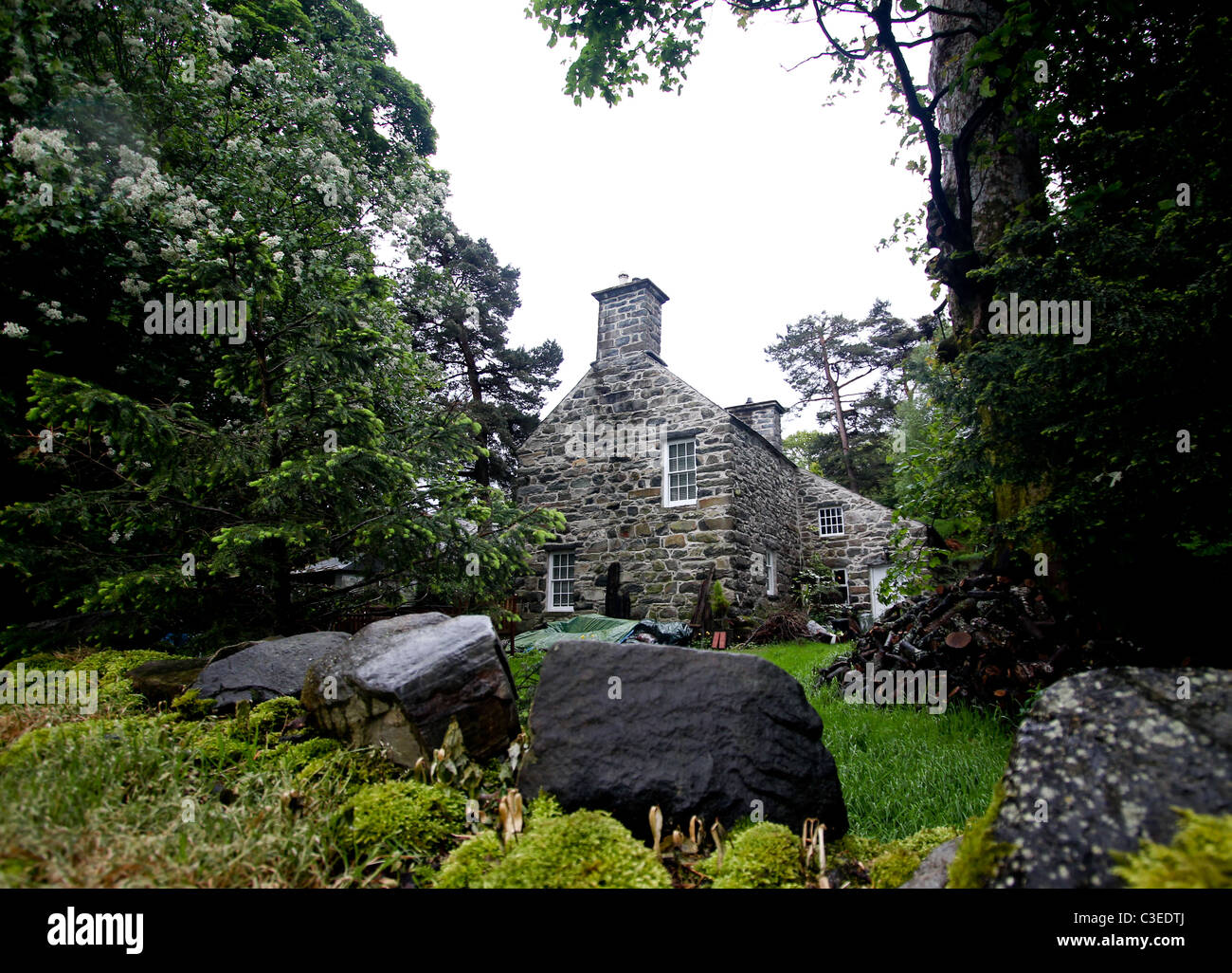 Bryn Mawr original home of Rowland Ellis, Quaker, who emigrated to