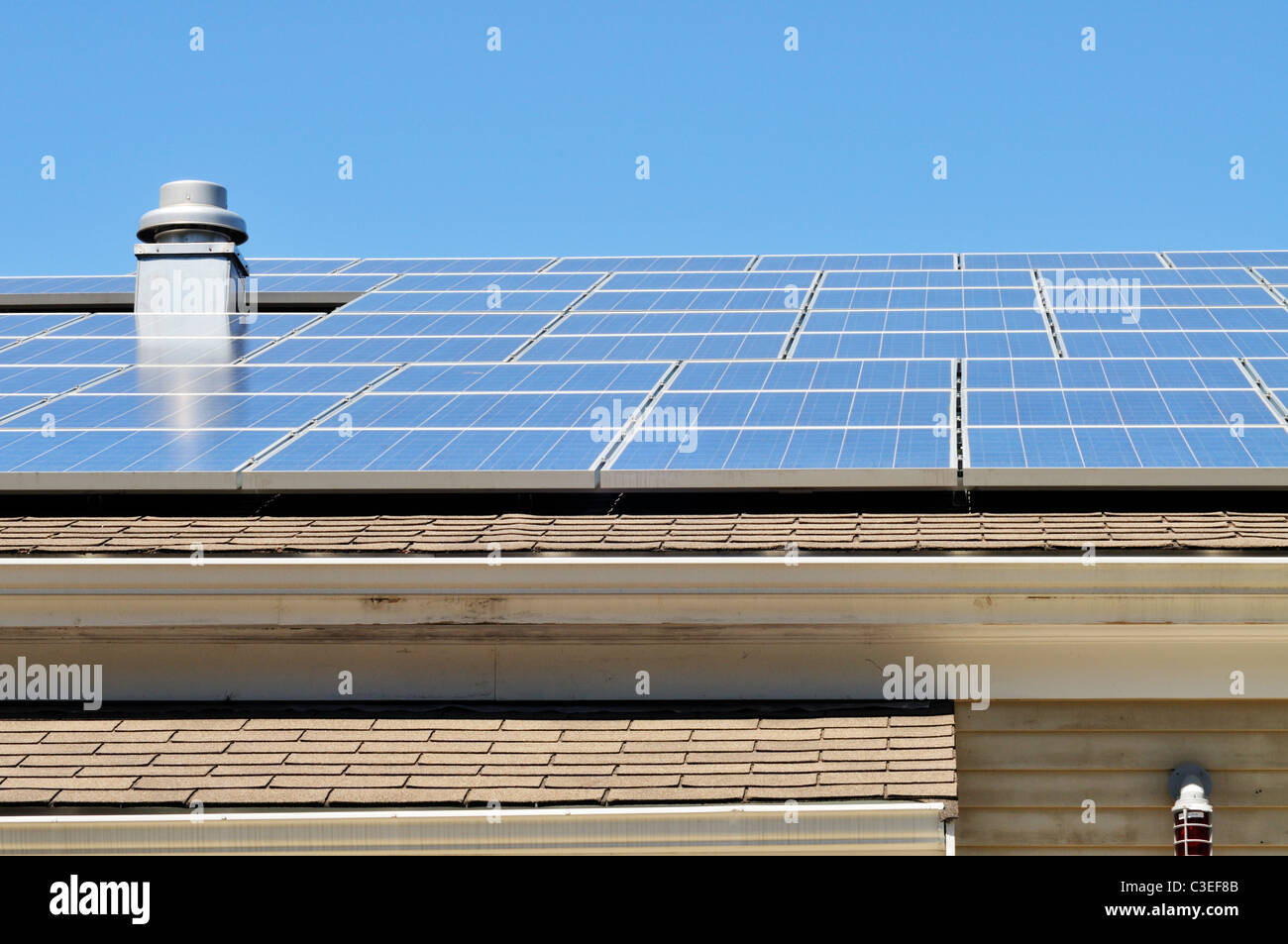 Solar panels roof hi-res stock photography and images - Alamy