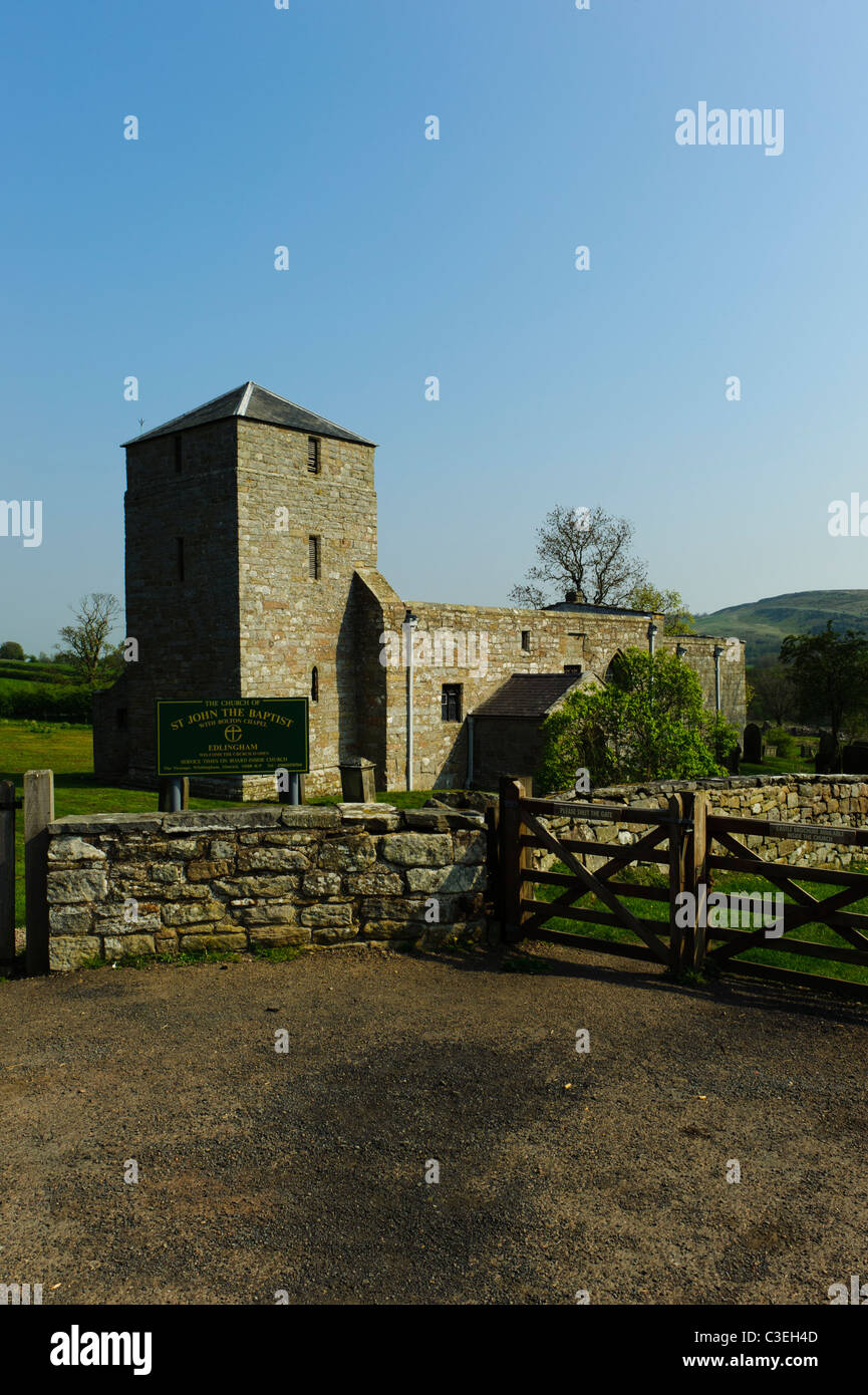 Edlingham Church, Northumberland Stock Photo - Alamy