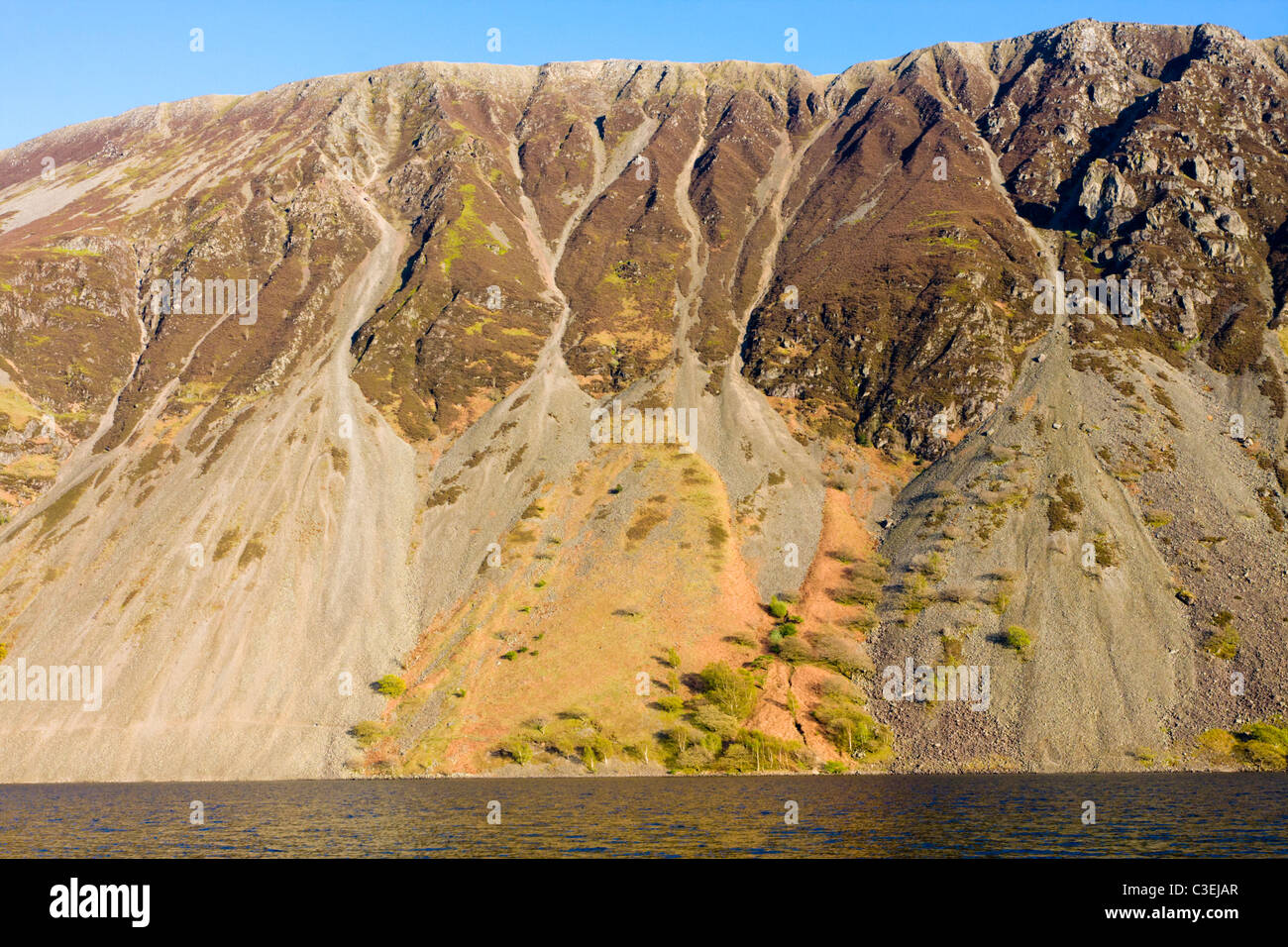 Scree slopes wastwater lake district hires stock photography and
