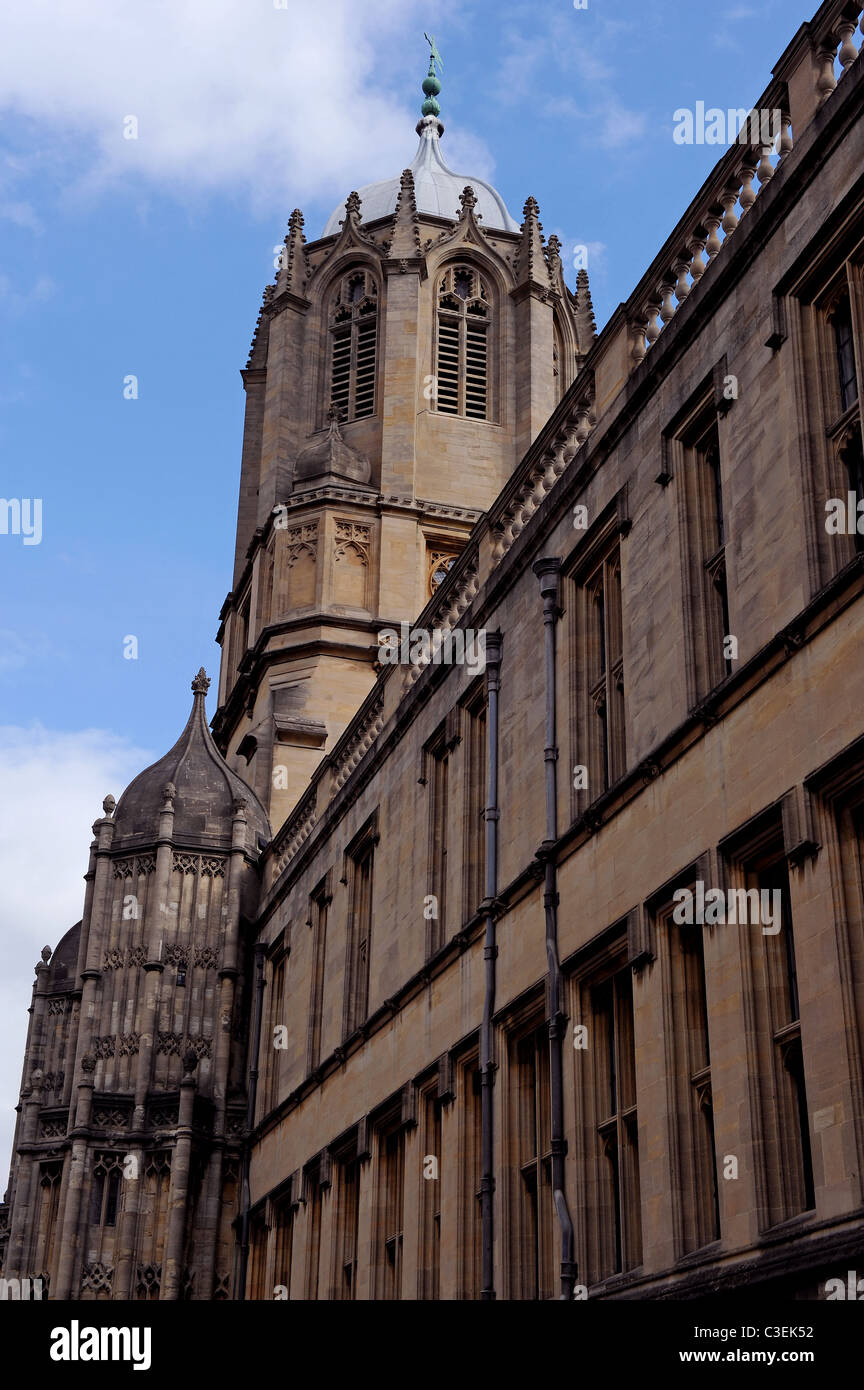 Old Tom tower, Christ Church college, Oxford Stock Photo