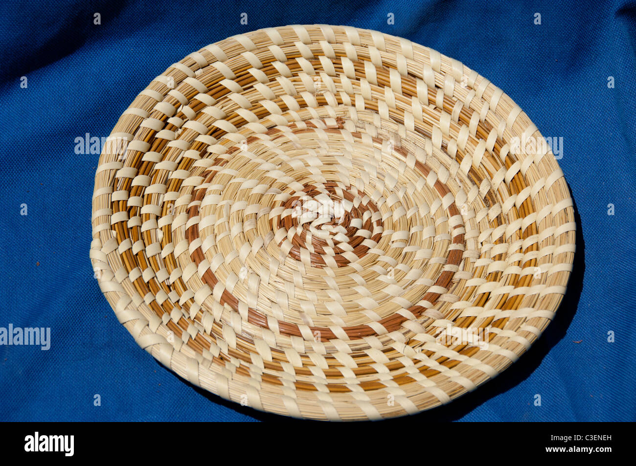 South Carolina, Charleston. Traditional handmade sweetgrass baskets