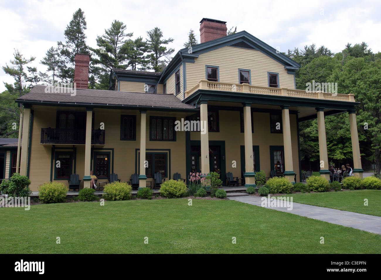 Glen Iris Inn, Letchworth State Park, NY Stock Photo Alamy