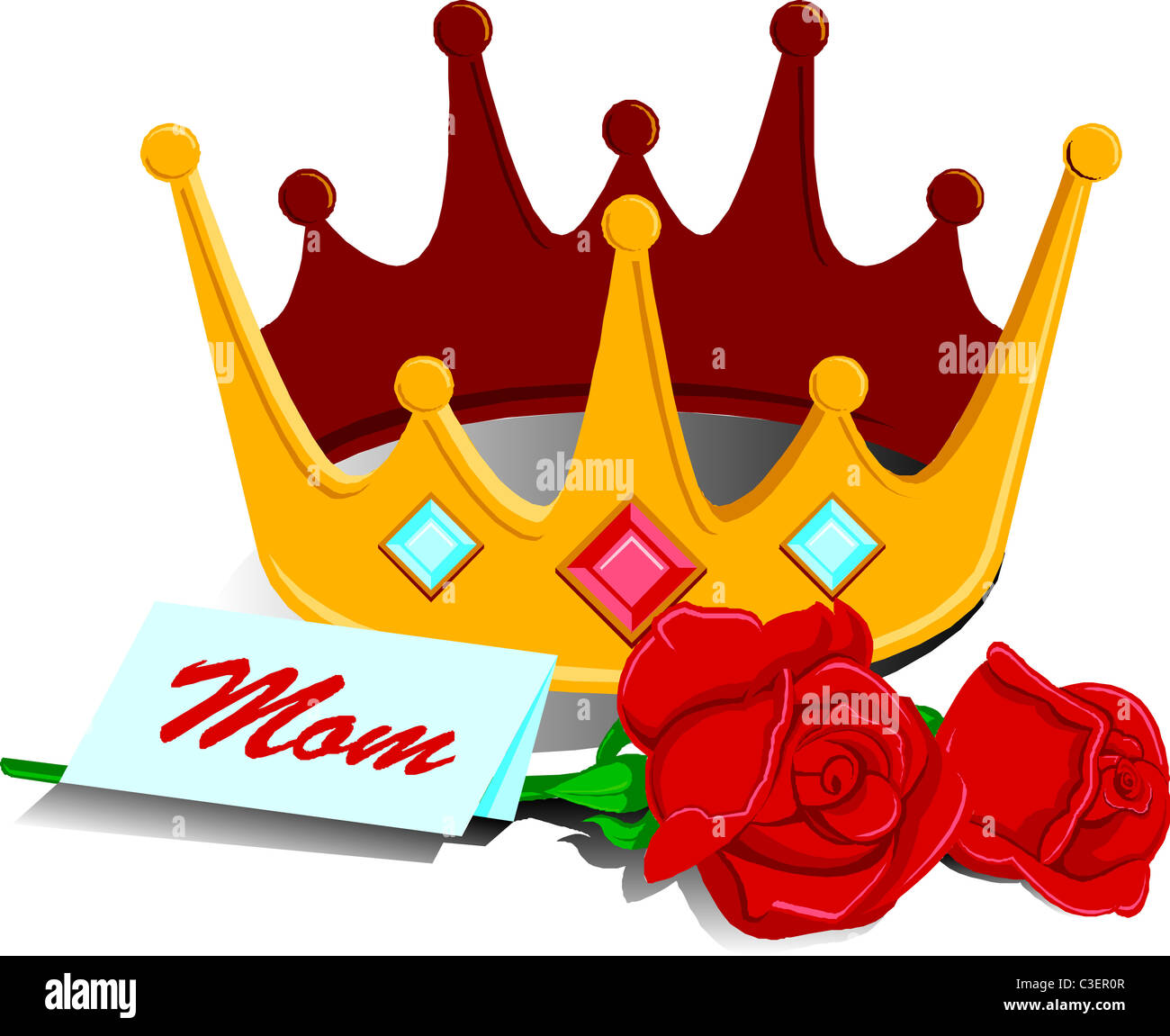 Vector Illustration of mothers day icons and symbols Stock Photo Alamy