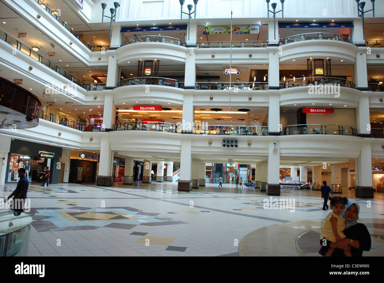 Johor Bahru shopping Mall Stock Photo - Alamy