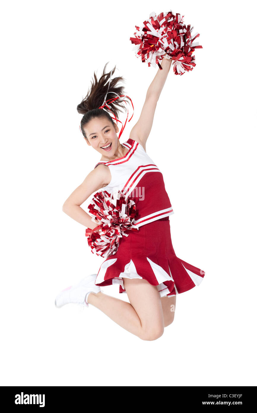 Cheerleading pom poms hi-res stock photography and images - Alamy