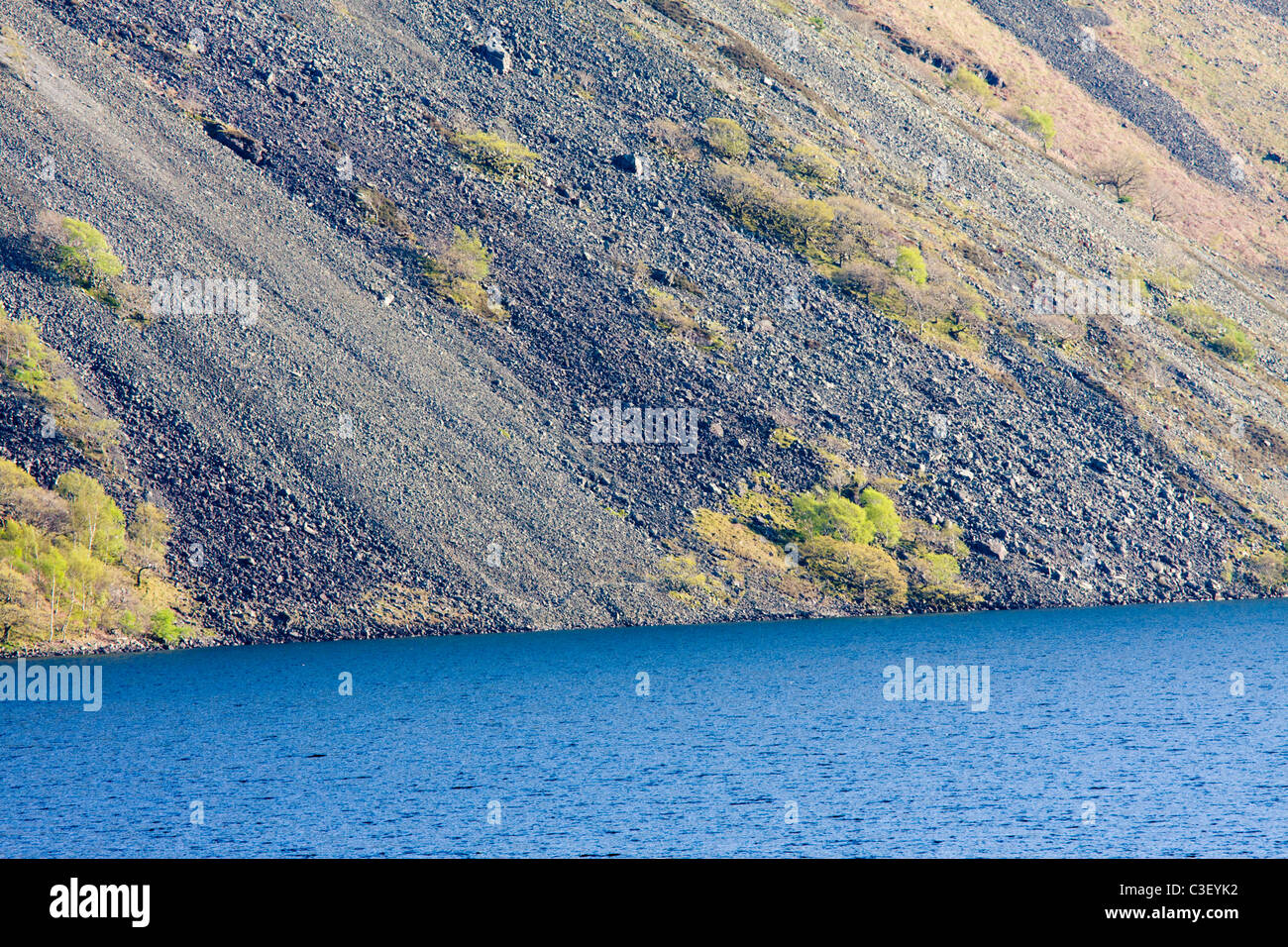 Scree slopes at Wastwater Lake District Cumbria UK Stock Photo Alamy