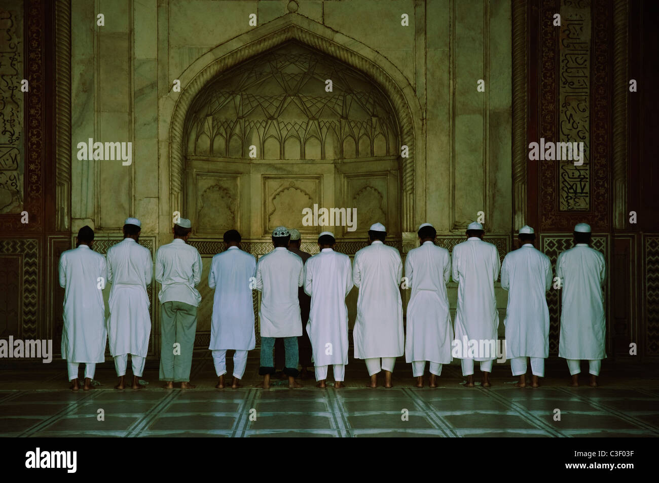 Muslim Prayer Position High Resolution Stock Photography And Images Alamy