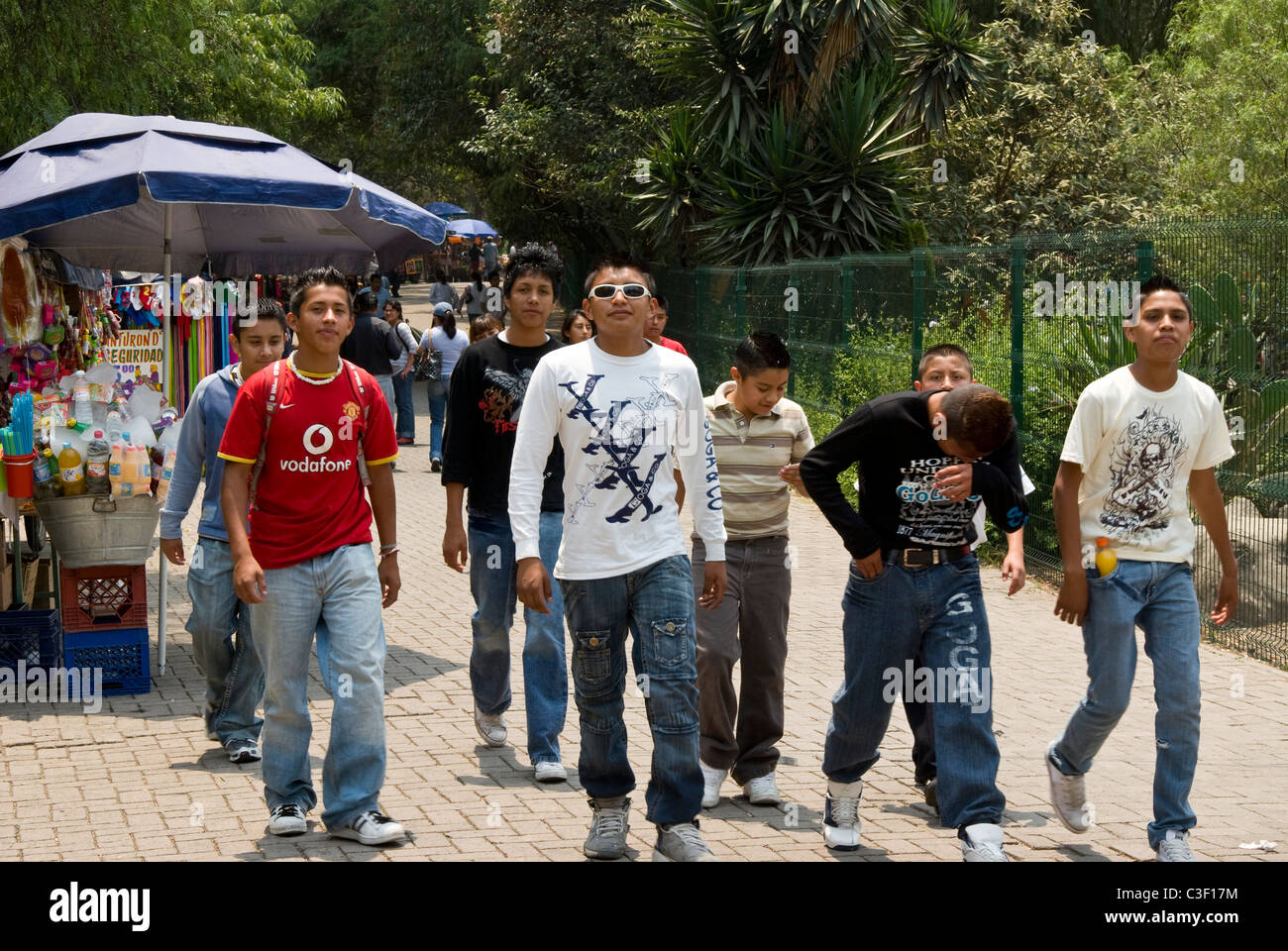 Mexico city. Mexican people. Stock Photo