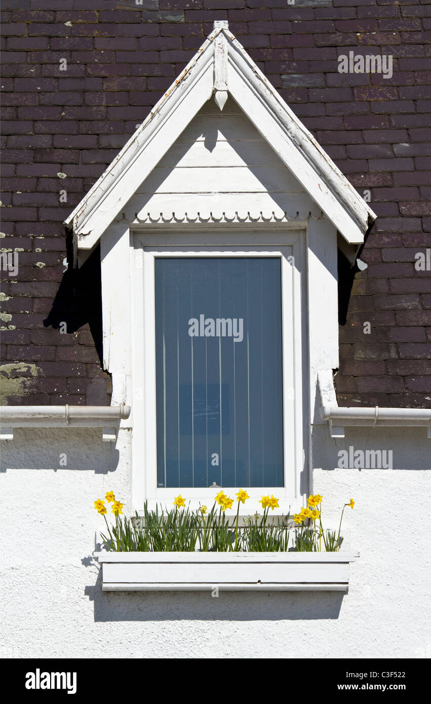 Old wooden window frame Stock Photo Alamy