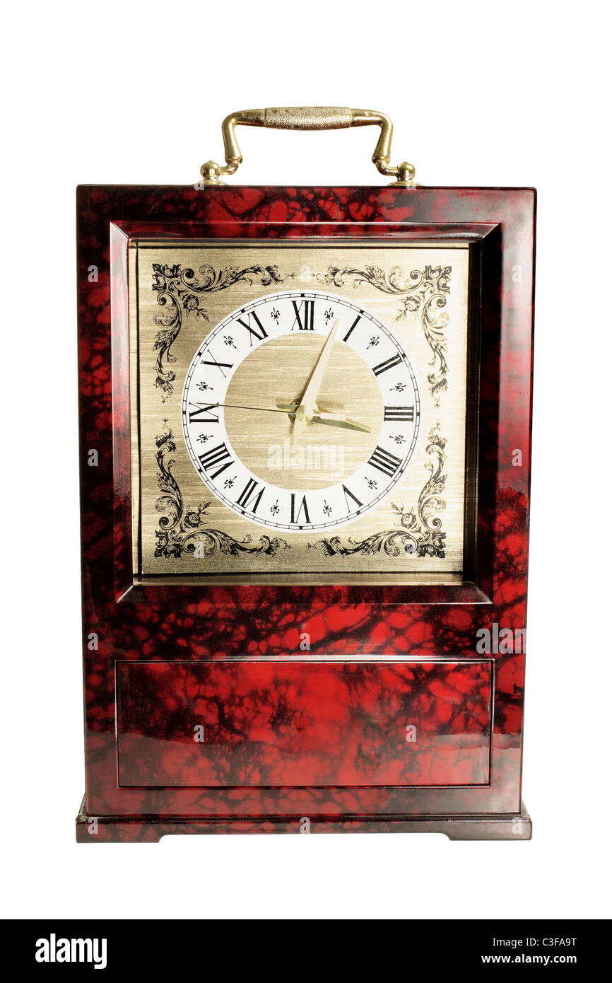 Mantle Clock Stock Photo