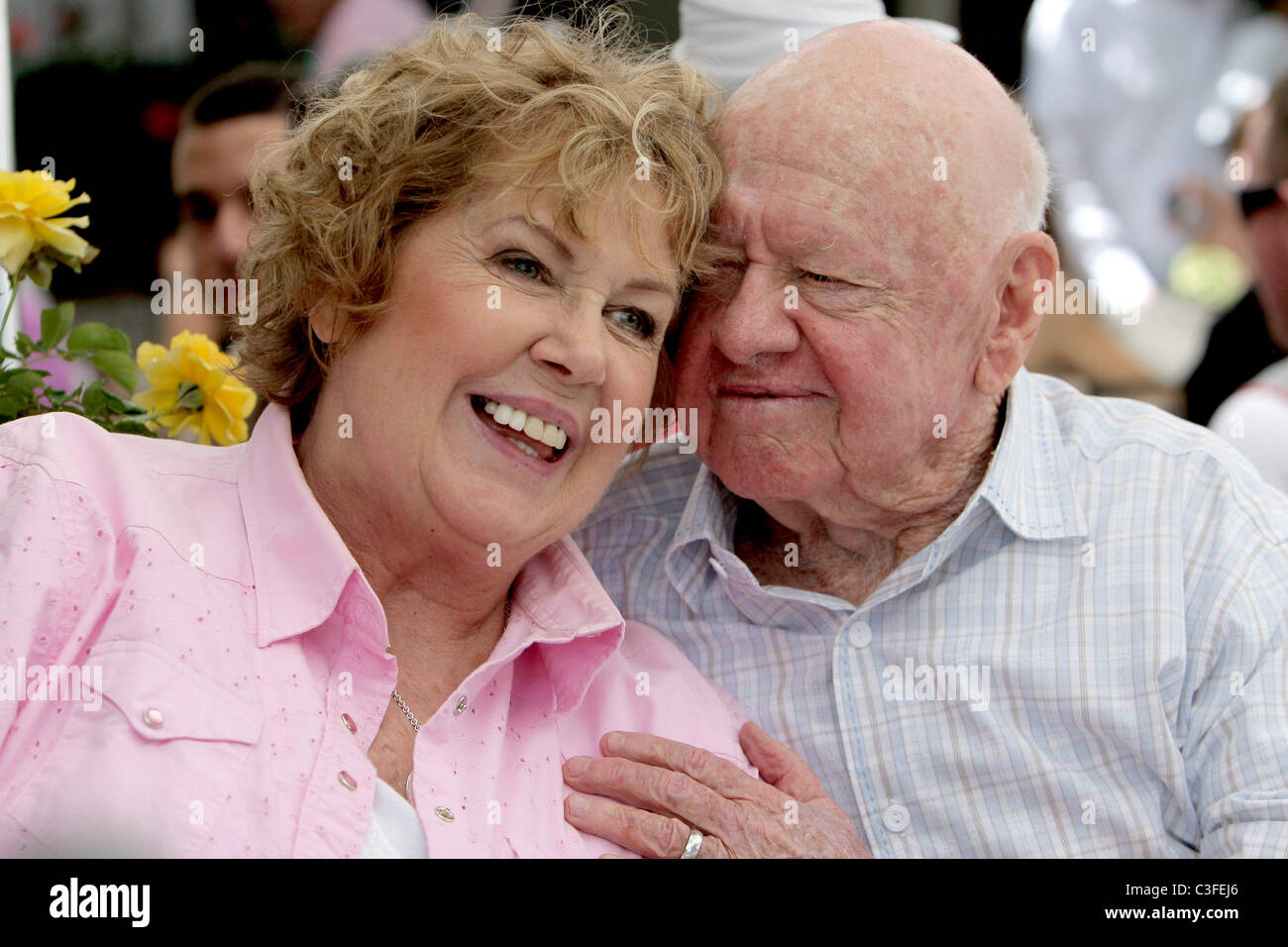Jan Rooney and Mickey Rooney legendary actor Mickey Rooney having lunch
