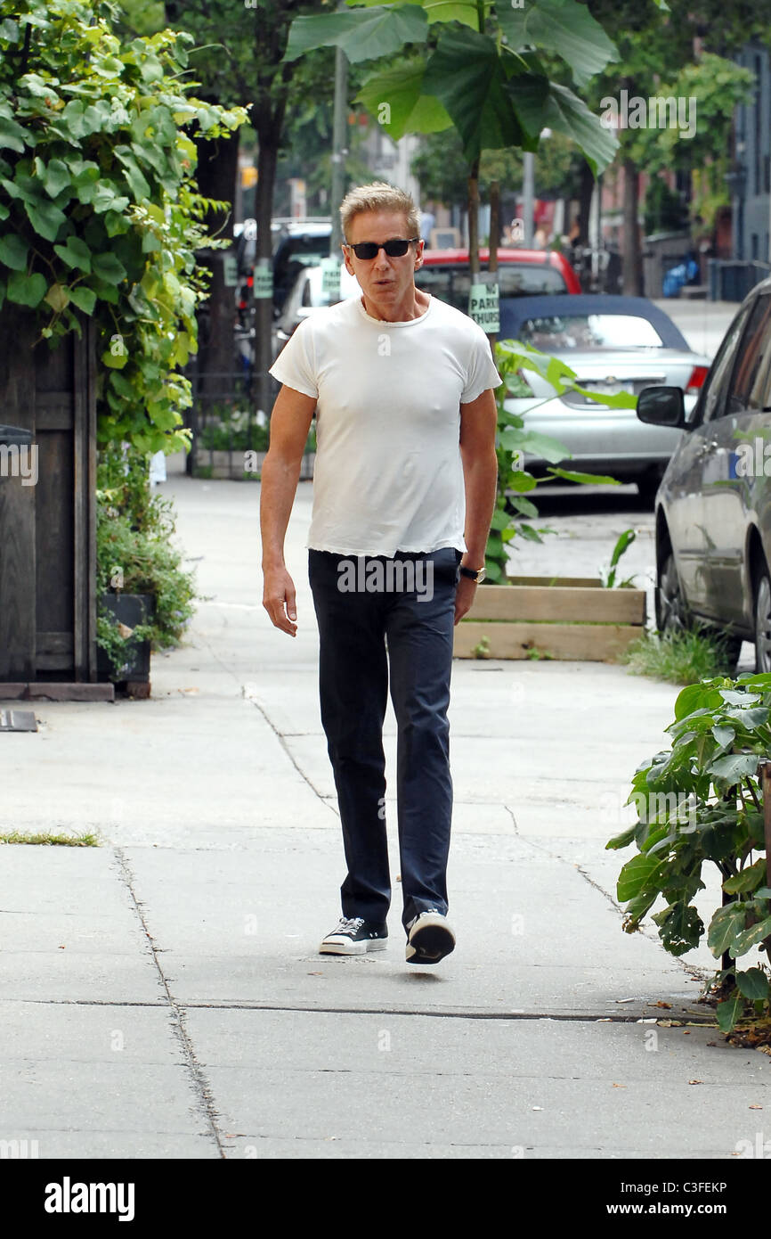 Calvin Klein seen enjoying a stroll through the West Village. New York City,  USA  Stock Photo - Alamy