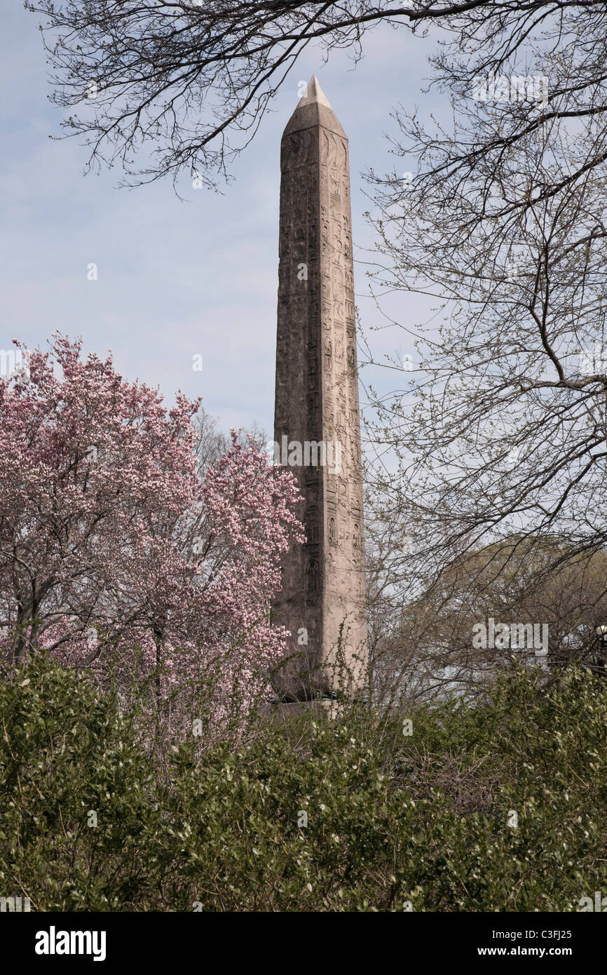 Cleopatra's Needle Obelisk, Central Park, NYC Stock Photo Alamy